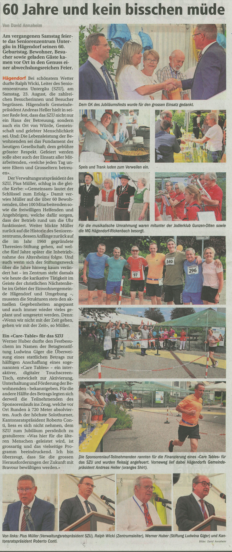 Bericht NOZ, 60 Jahre Heimfest
